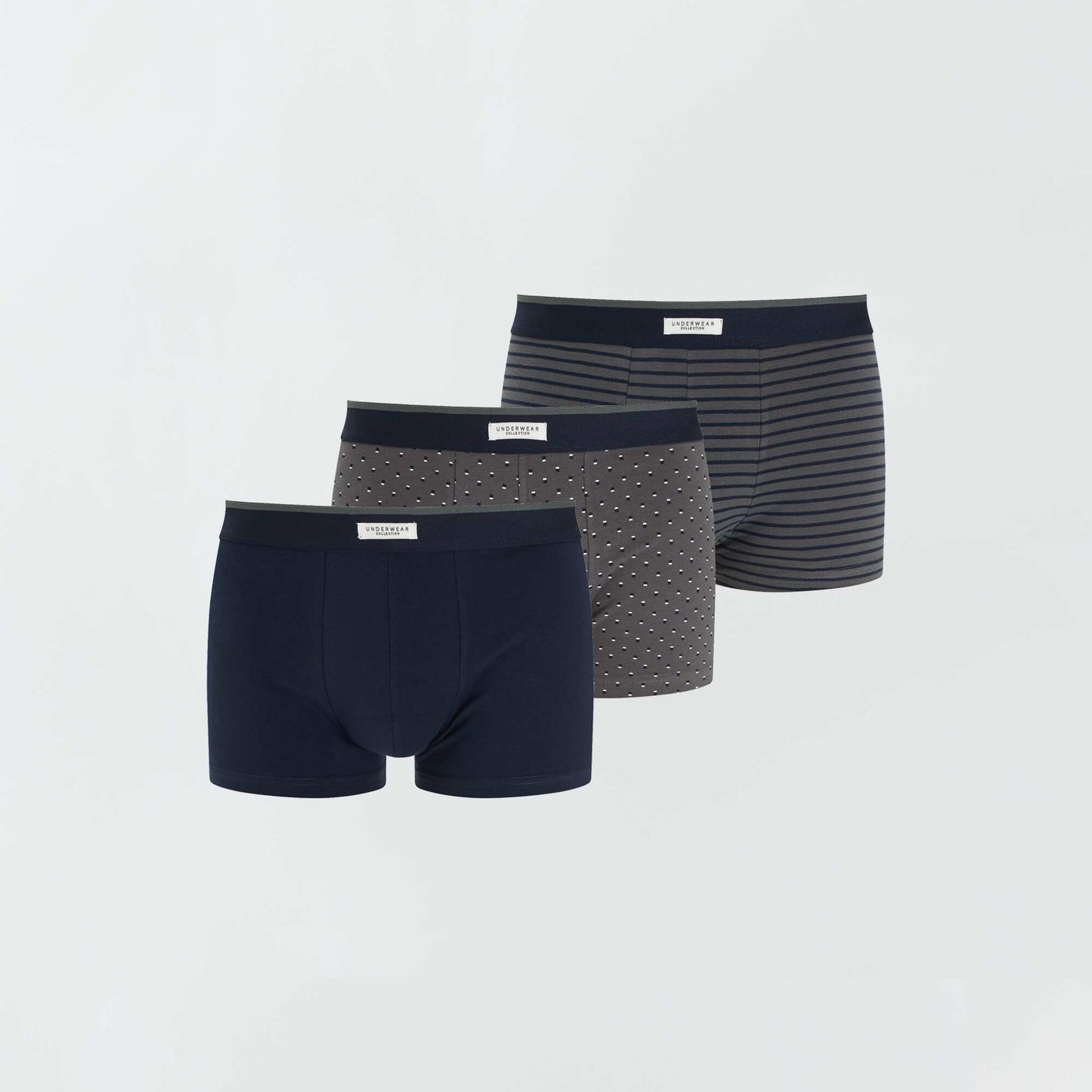 Pack de 3 boxers elásticos VERDE