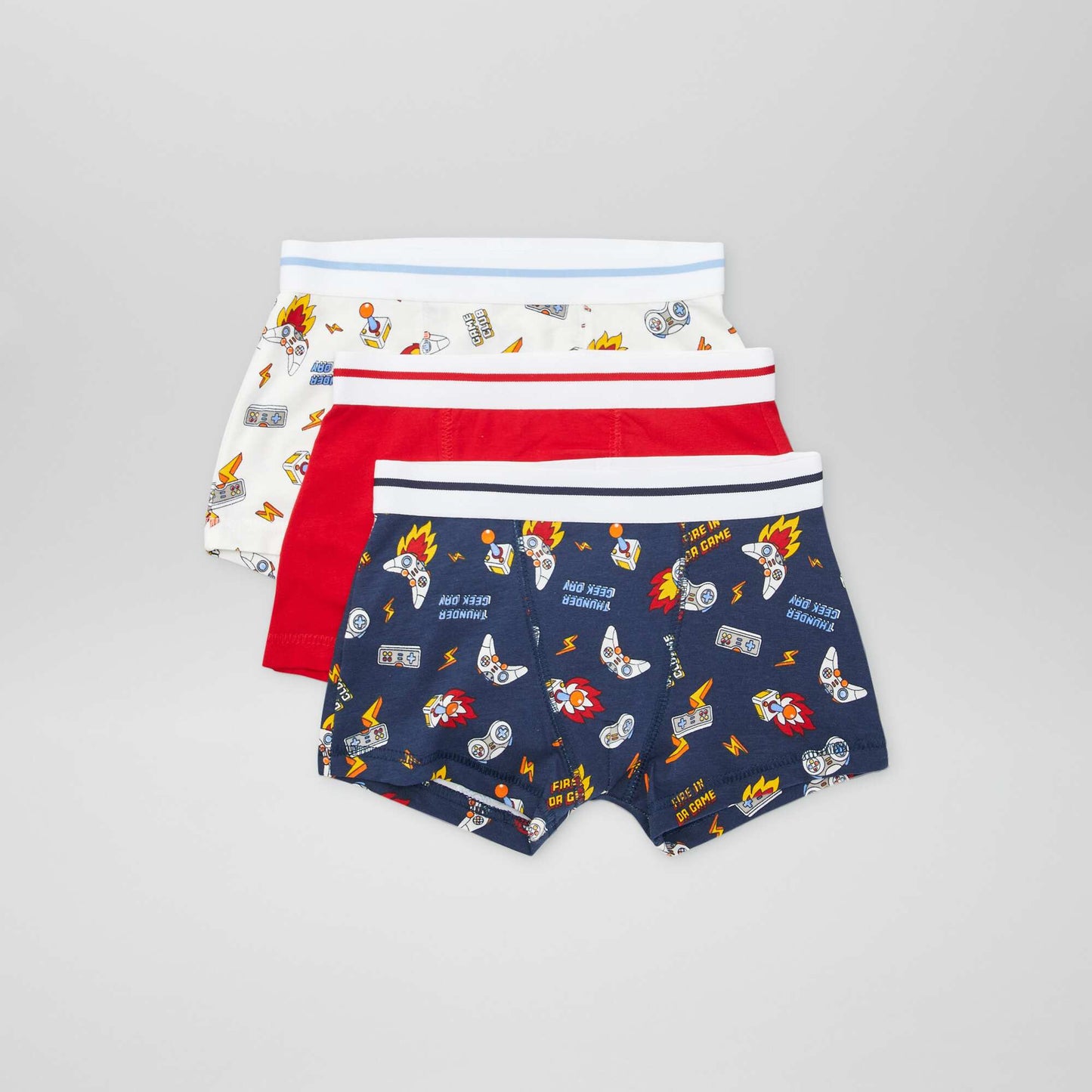 Pack de 3 boxers AZUL