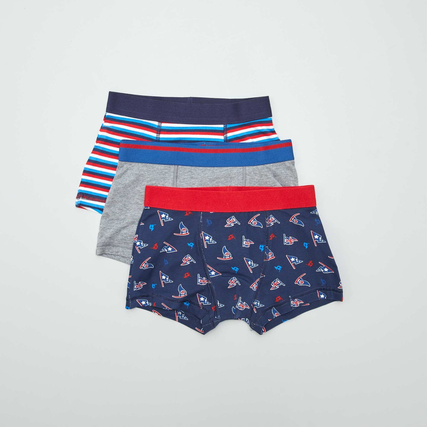 Pack de 3 boxers AZUL