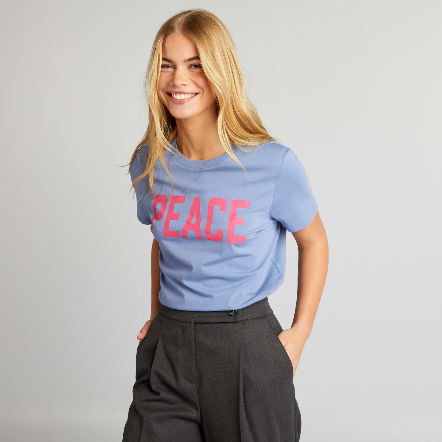 Camiseta 'corazones' AZUL