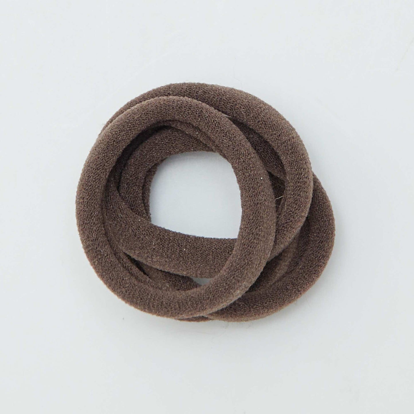 Pack de 10 gomas para el pelo MARRON
