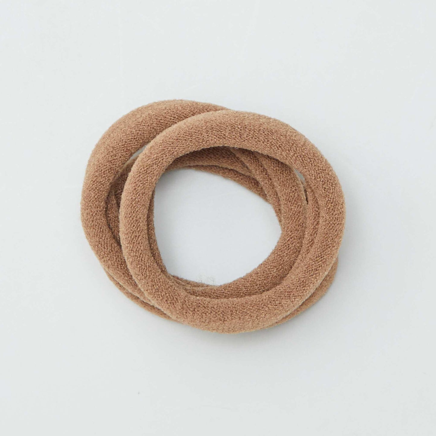 Pack de 10 gomas para el pelo MARRON