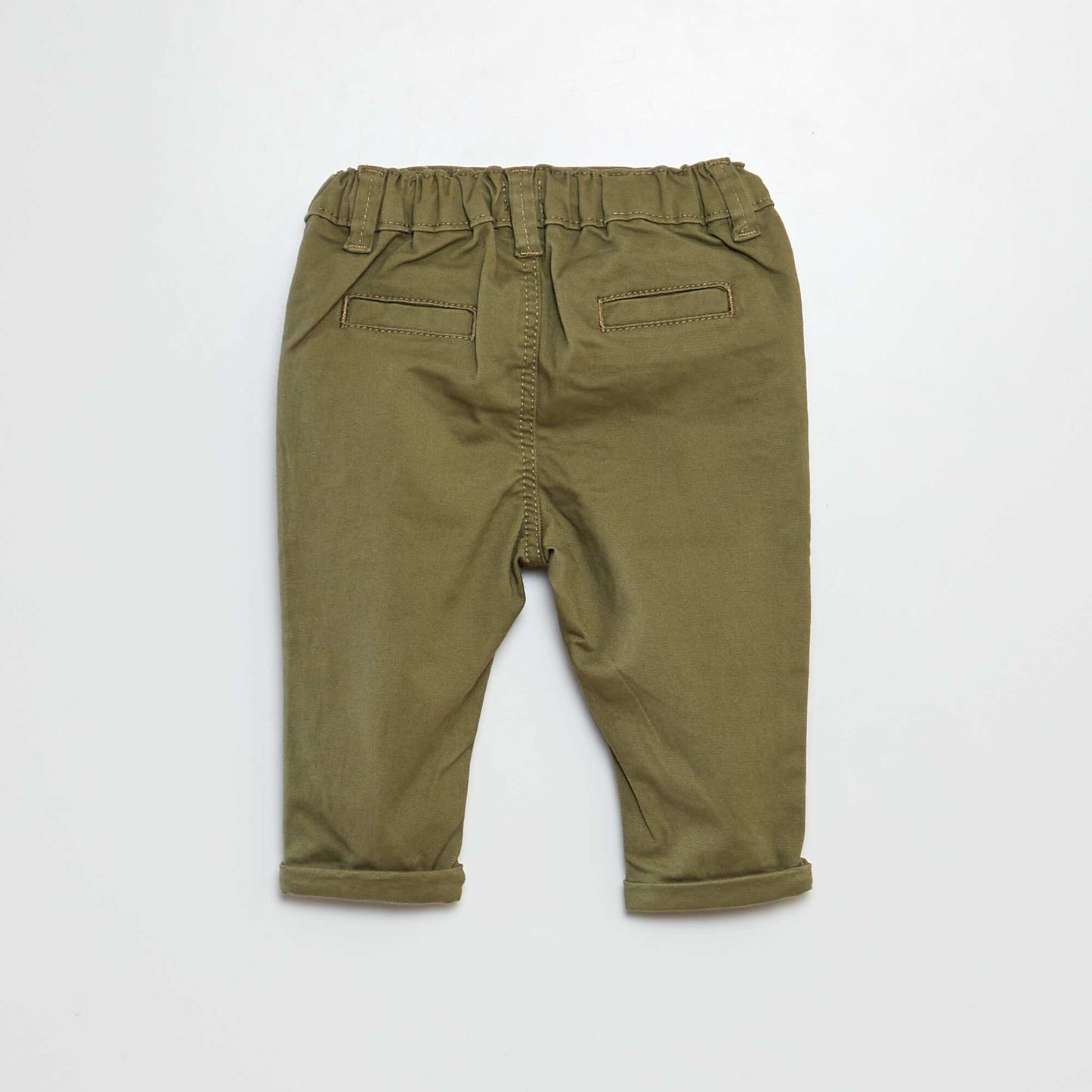 Pantalón chino liso VERDE