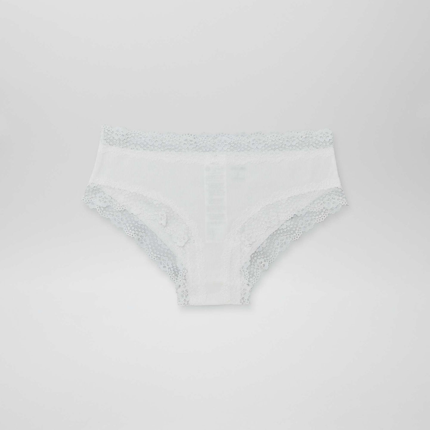 Pack de 3 culottes de canalé fino GRIS
