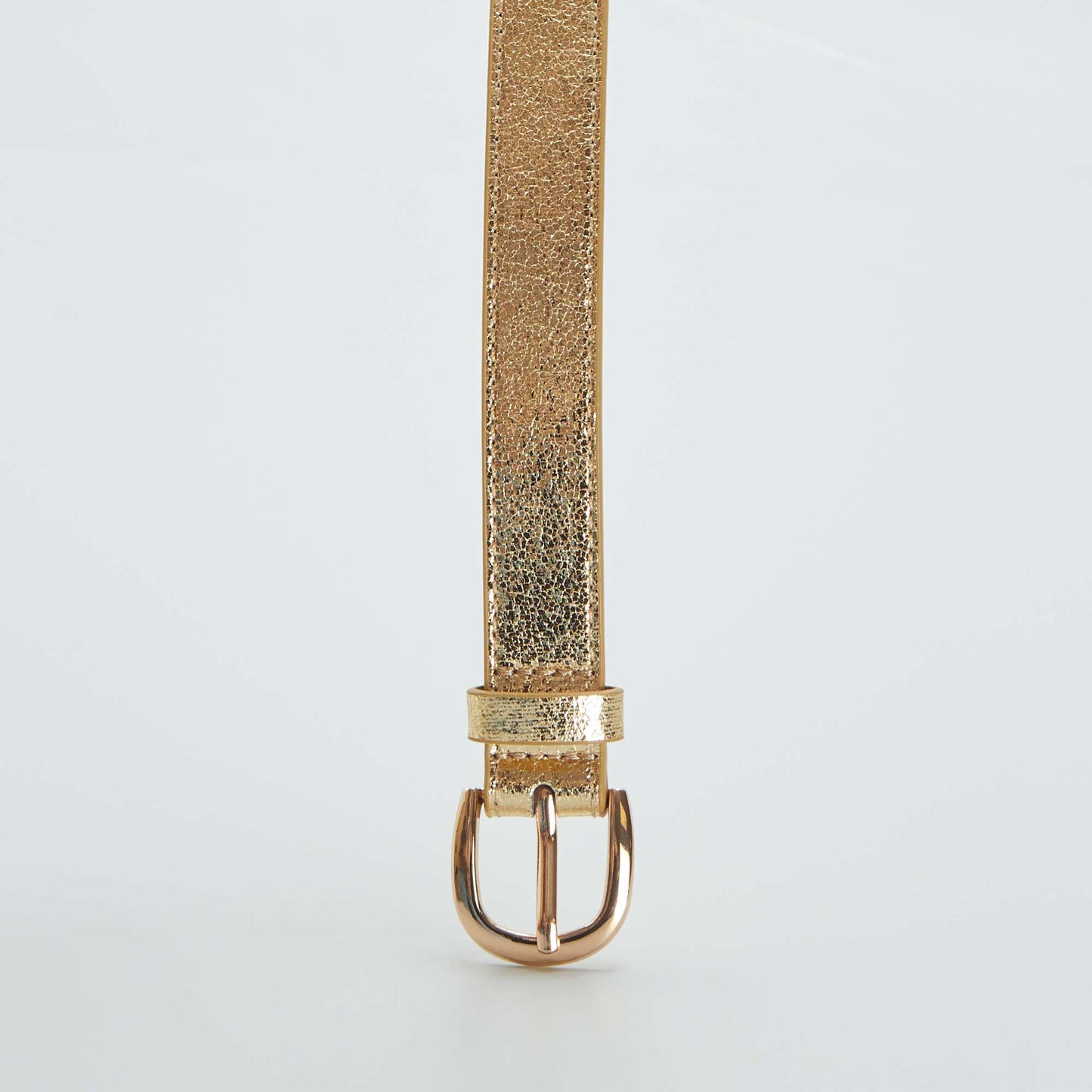 Cinturón texturizado e irisado BEIGE