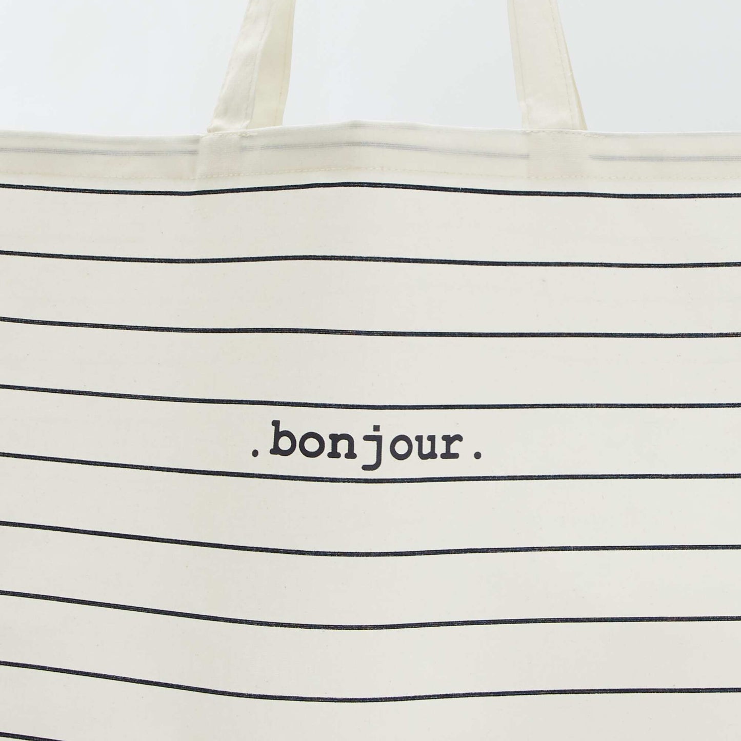 Tote-bag XXL de tela BLANCO