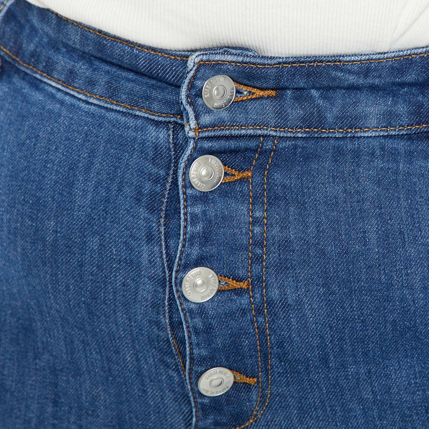 Pantalón skinny elástico - 5 bolsillos - L30 AZUL