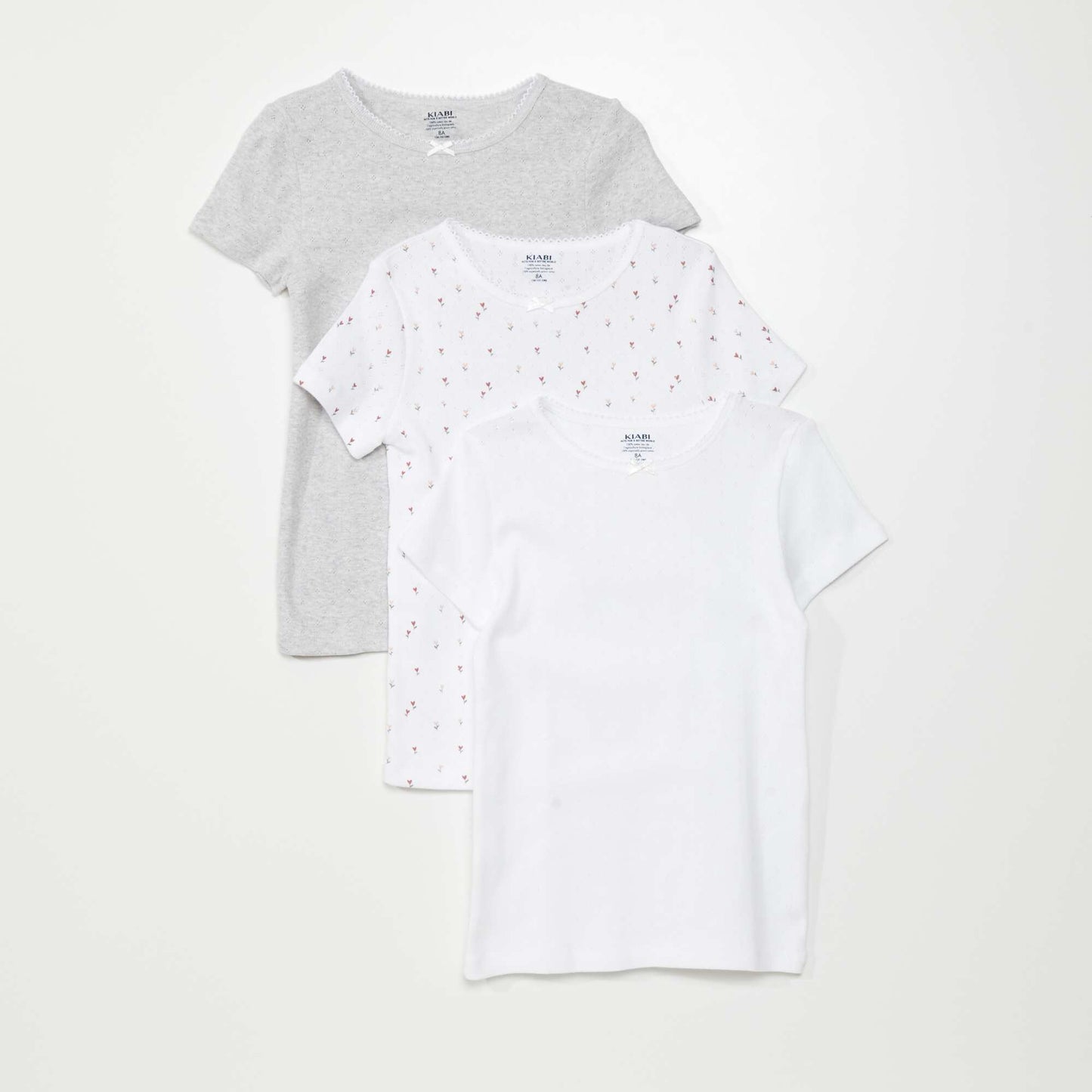 Pack de 3 camisetas BLANCO