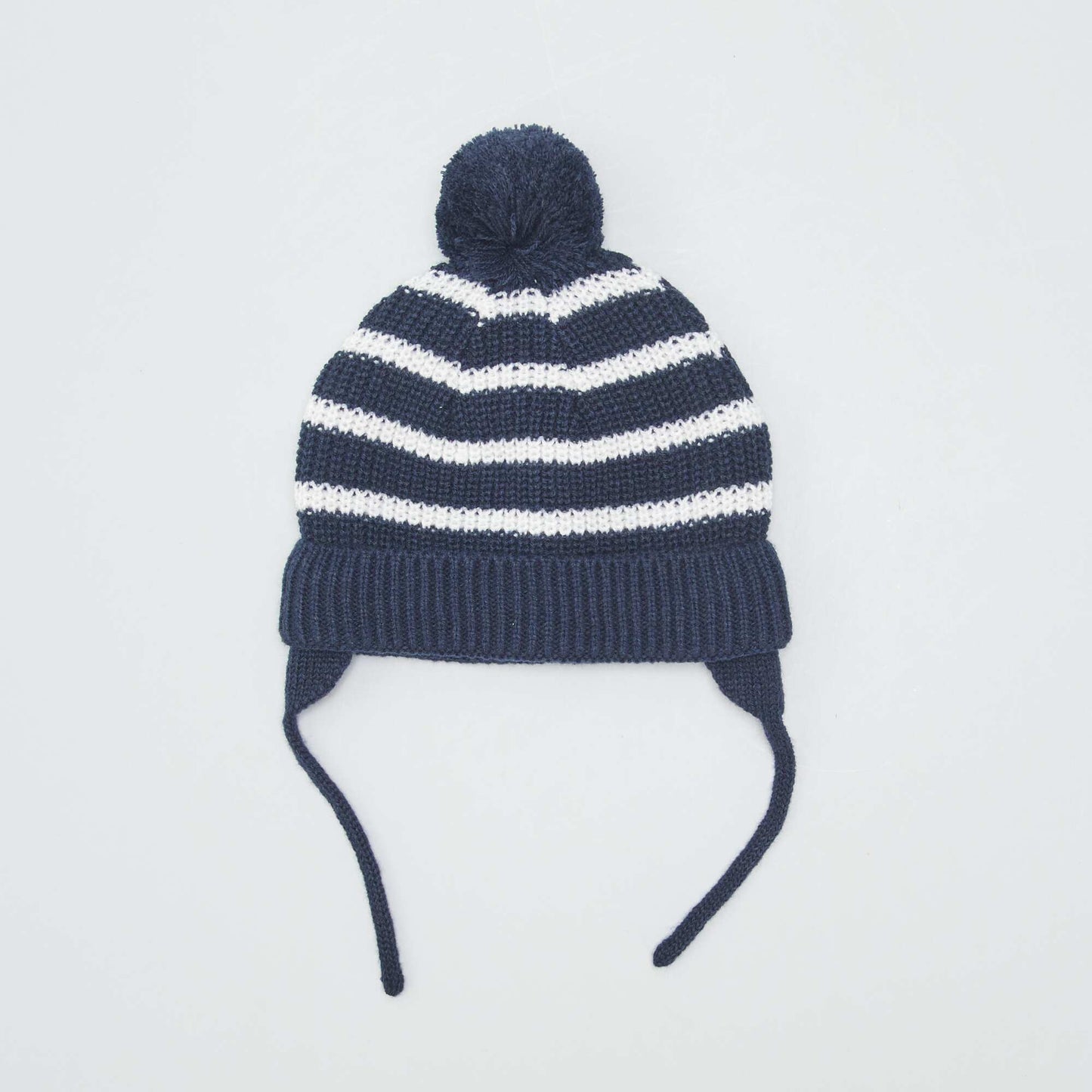 Conjunto con gorro peruano + braga + manoplas - 3 piezas AZUL