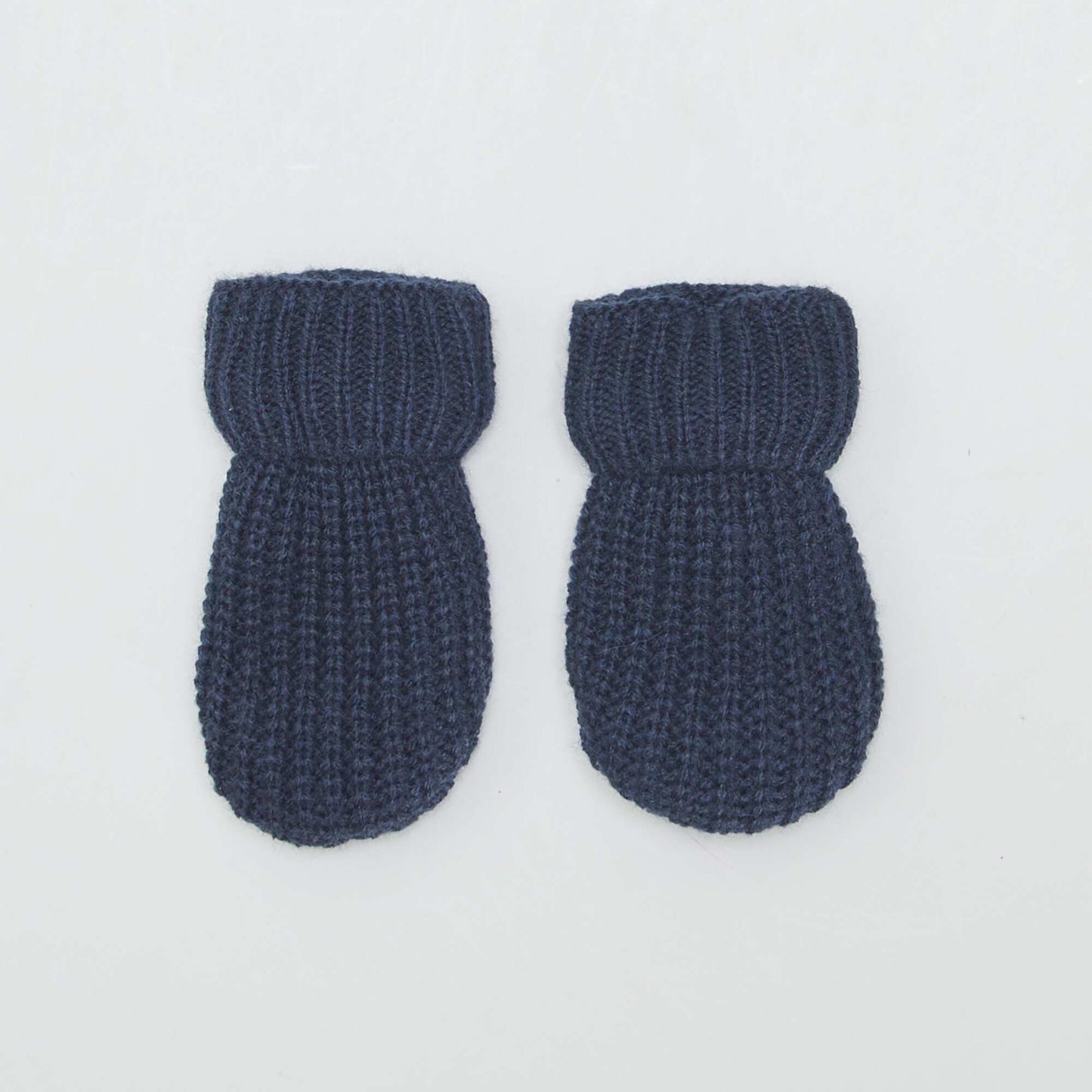 Conjunto con gorro peruano + braga + manoplas - 3 piezas AZUL