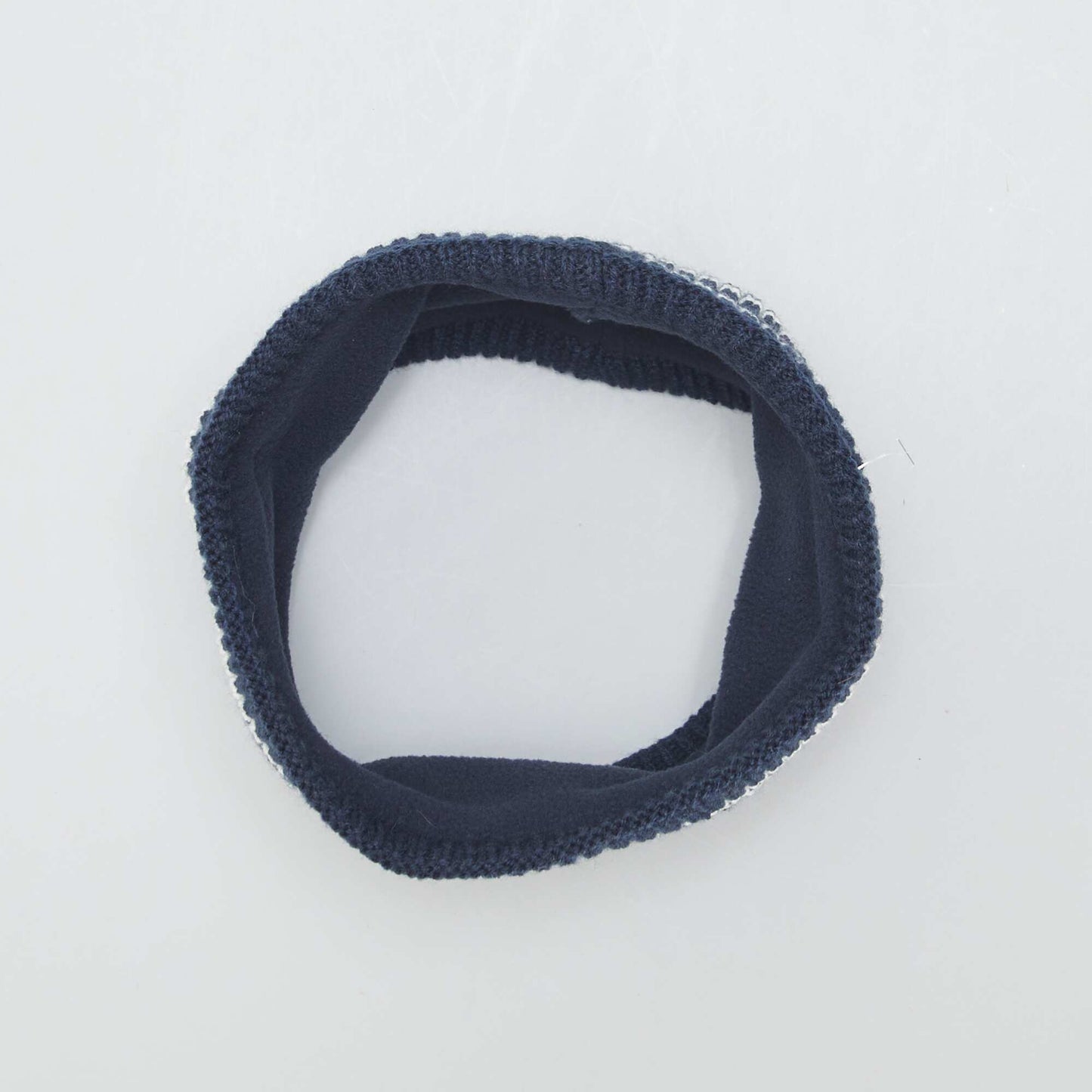 Conjunto con gorro peruano + braga + manoplas - 3 piezas AZUL