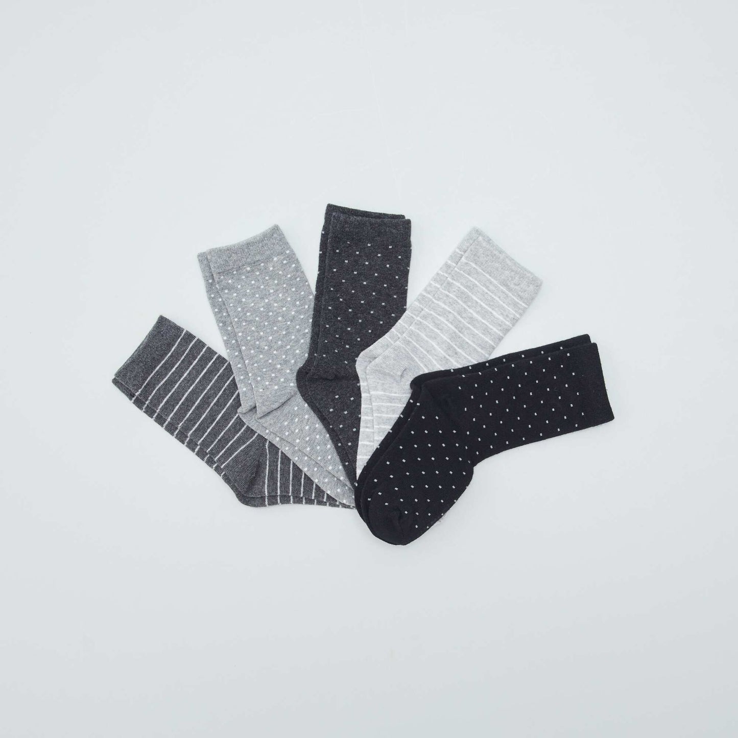 Pack de 5 pares de medias GRIS