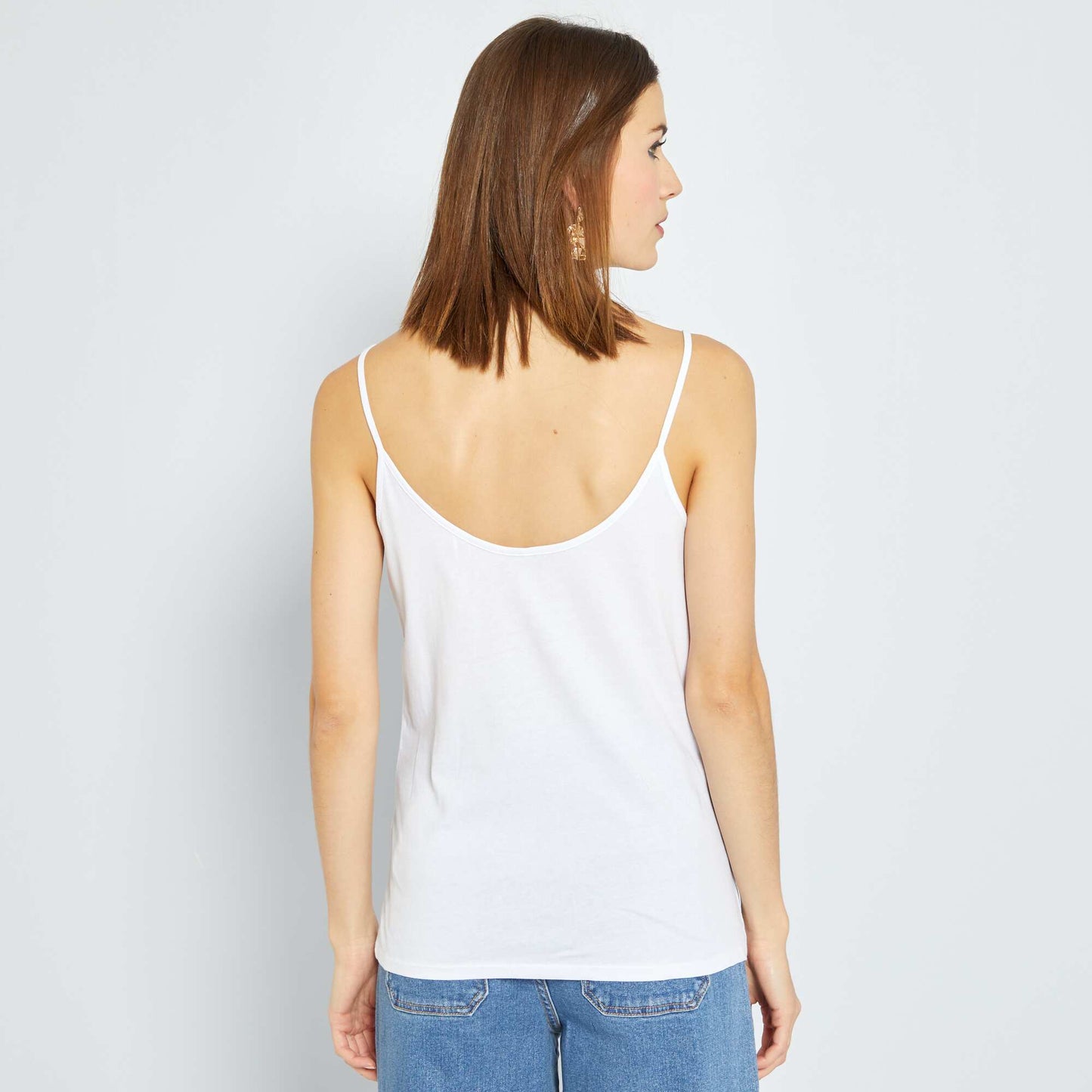 Camiseta de tirantes finos BLANC ECLA