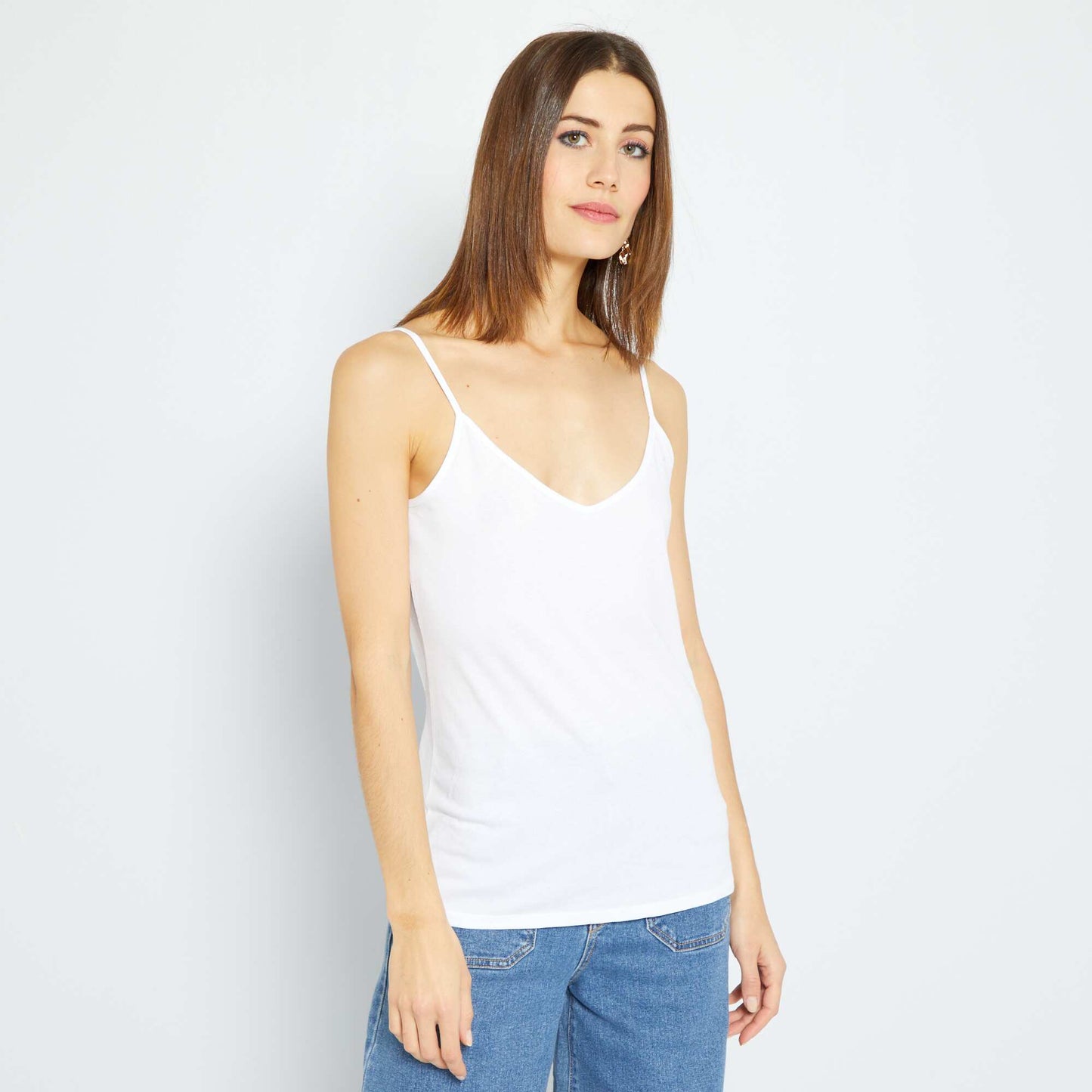 Camiseta de tirantes finos BLANC ECLA