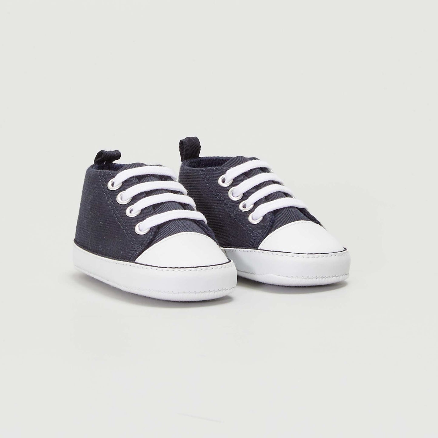 Zapatillas altas de tela marino