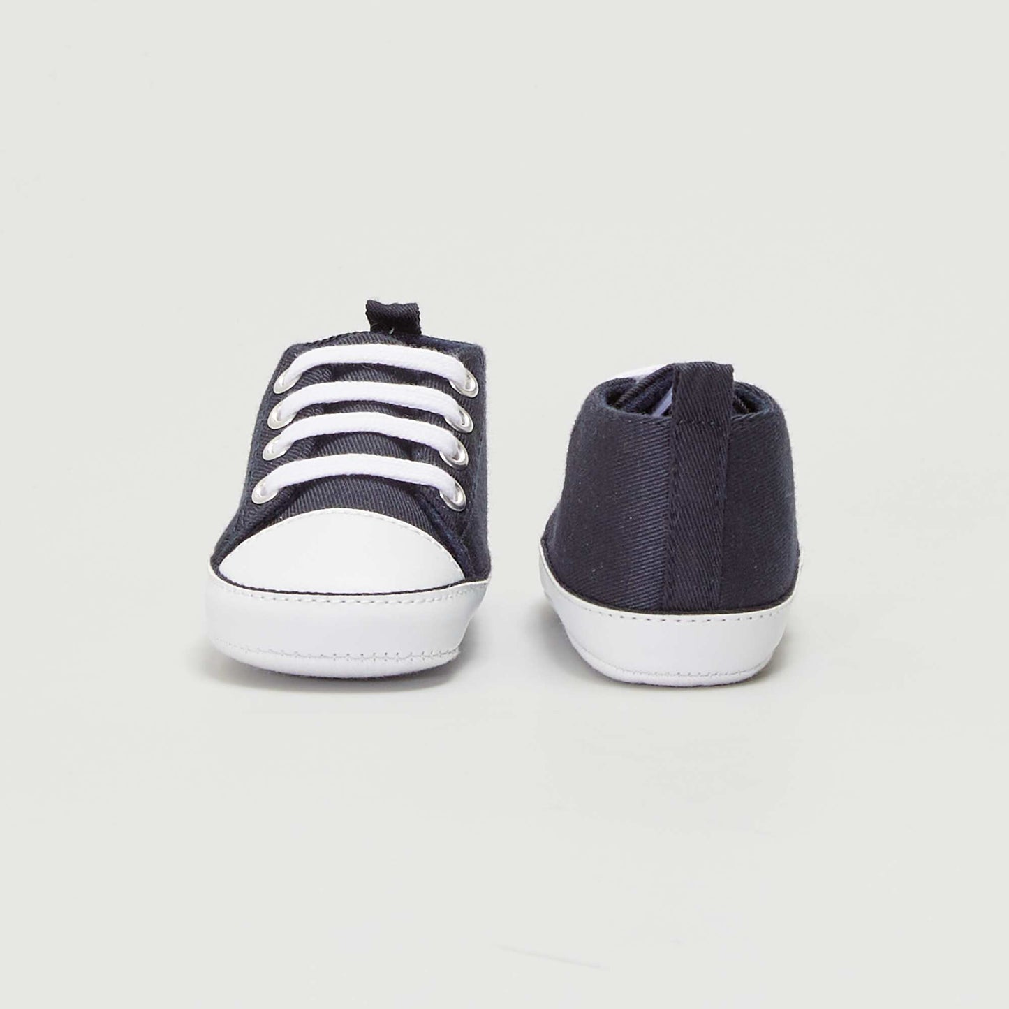 Zapatillas altas de tela marino