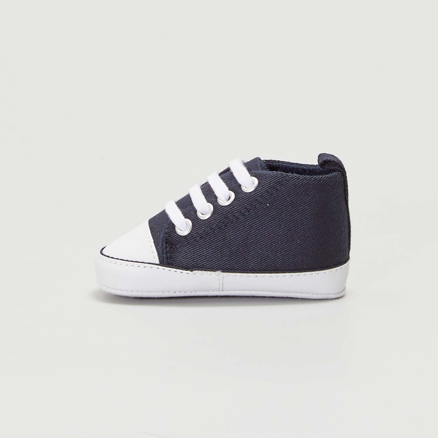 Zapatillas altas de tela marino