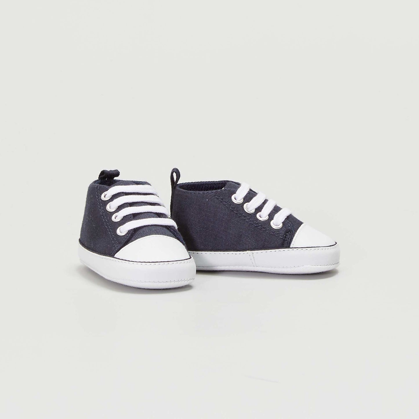 Zapatillas altas de tela marino