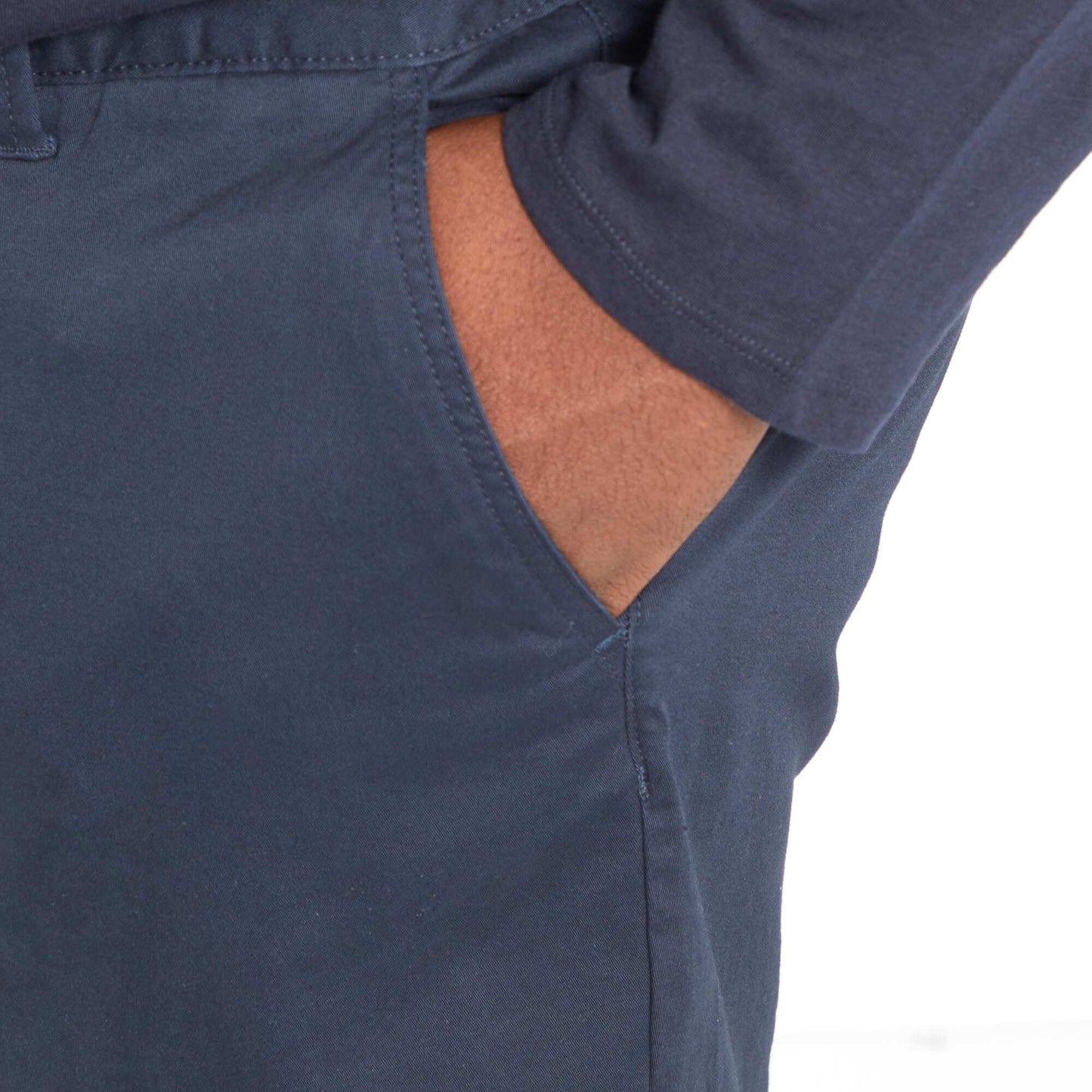 Pantalón chino slim L32 AZUL