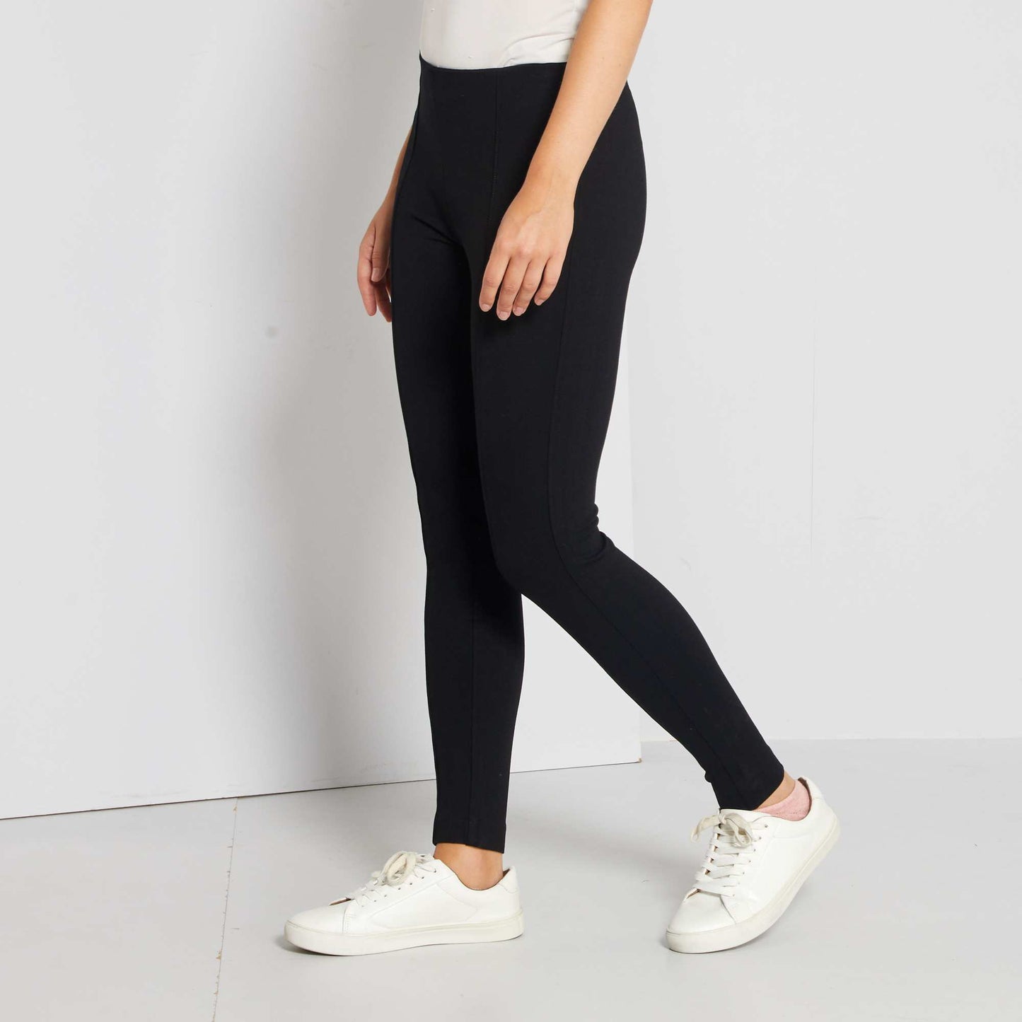 Legging largo liso negro