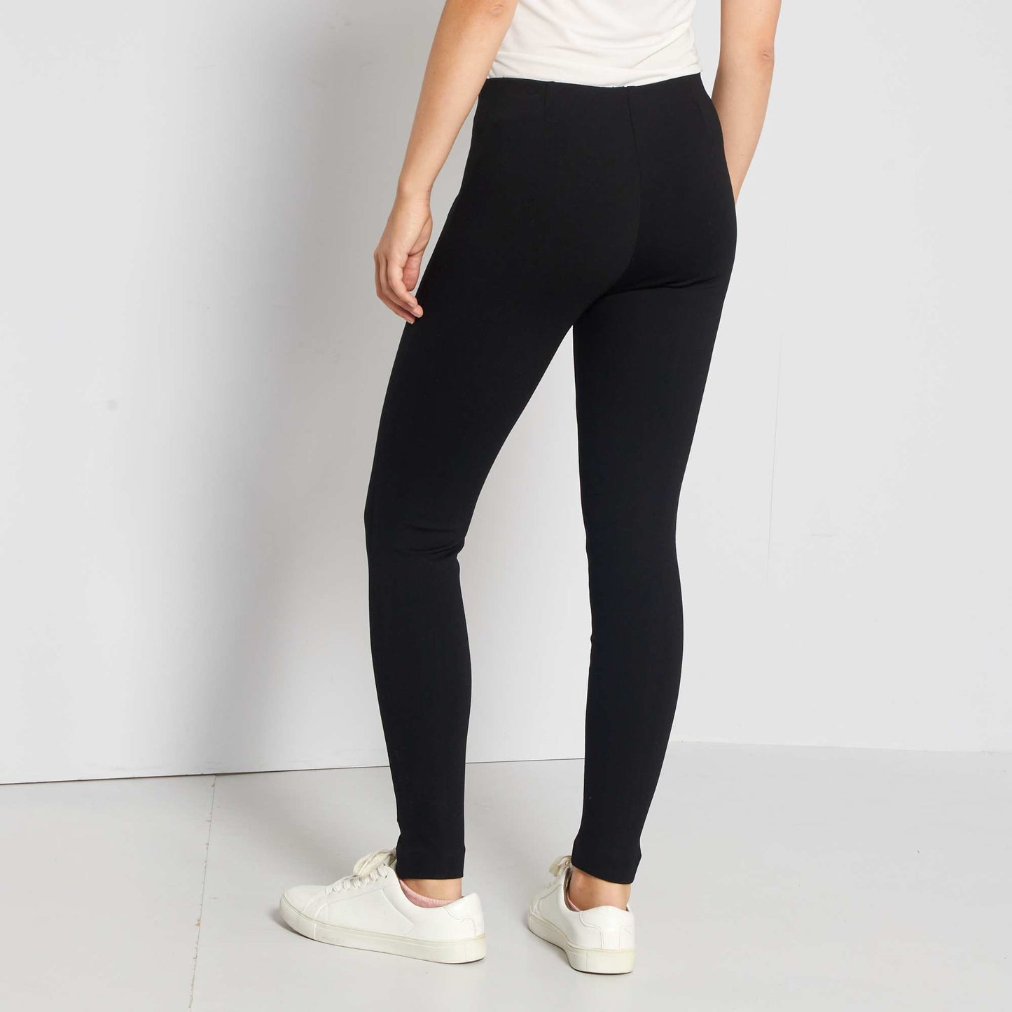 Legging largo liso negro
