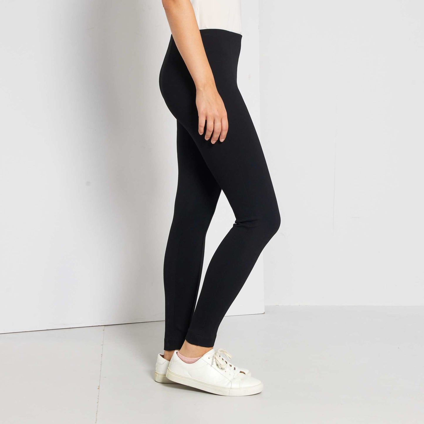 Legging largo liso negro