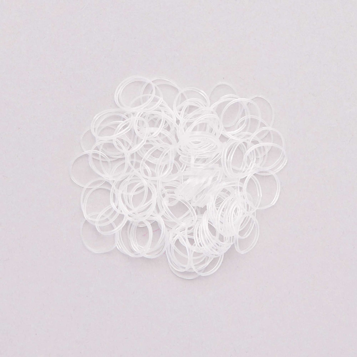 Pack de 100 gomas transparentes transparente