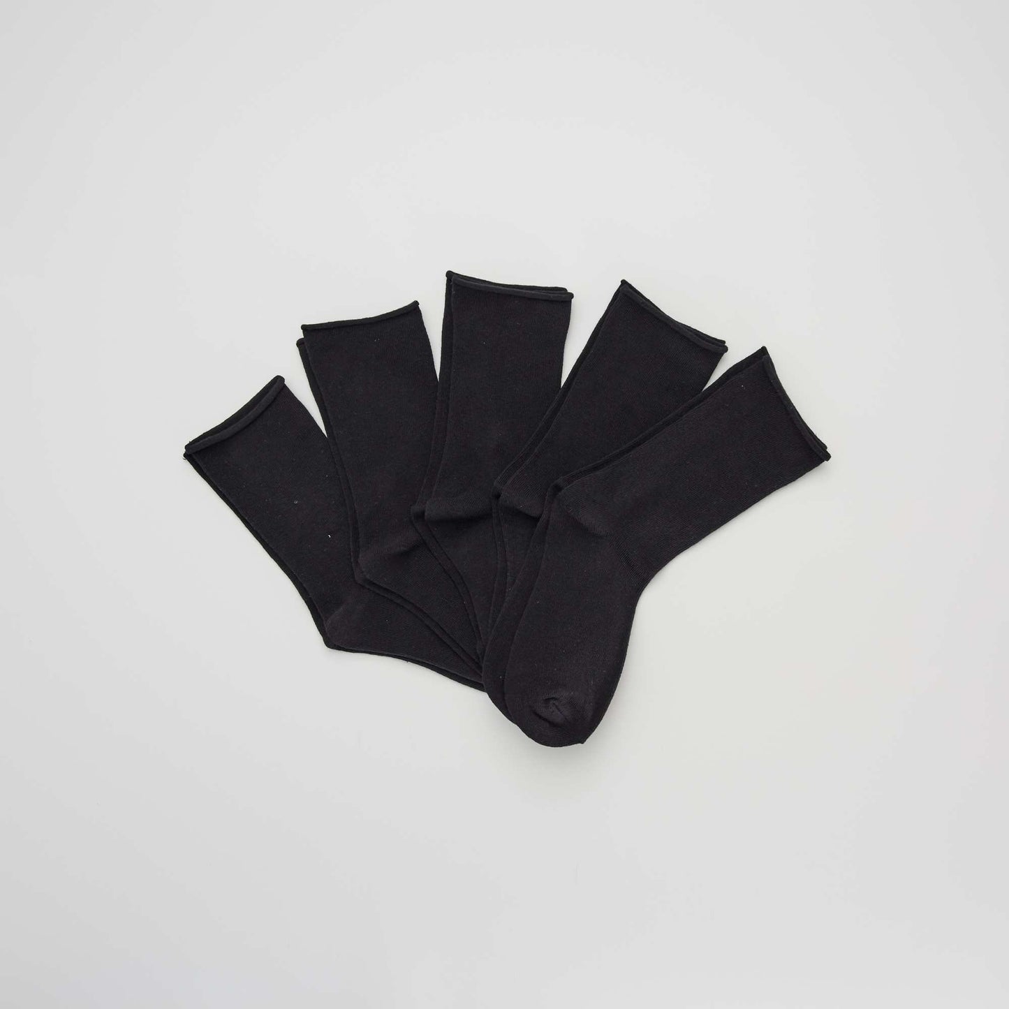 Pack de 5 pares de medias negro