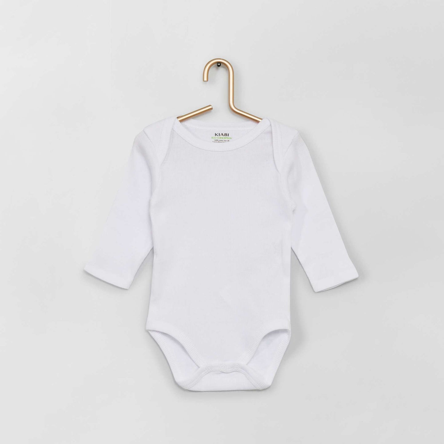 Pack de 3 bodies de manga larga BLANCO