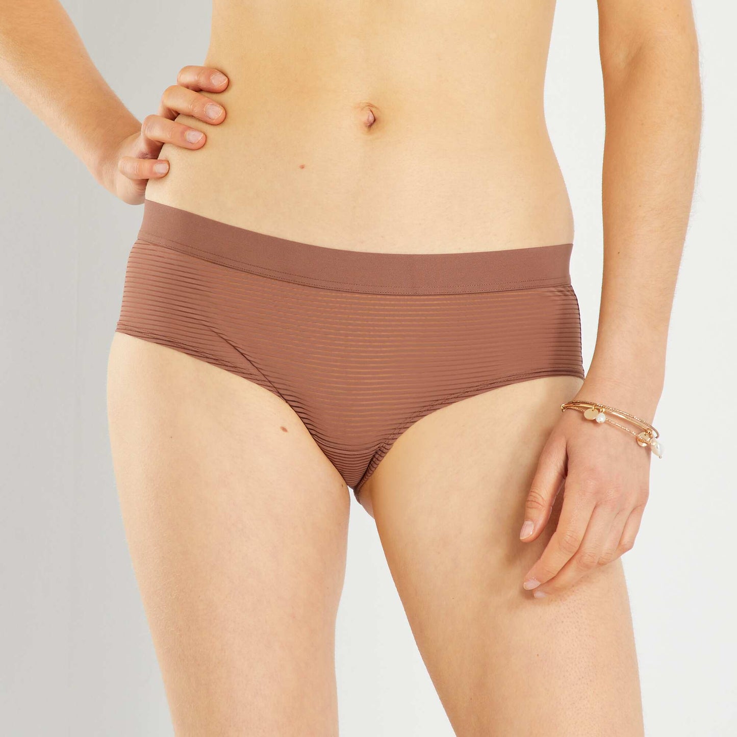Culotte de microfibra MARRON