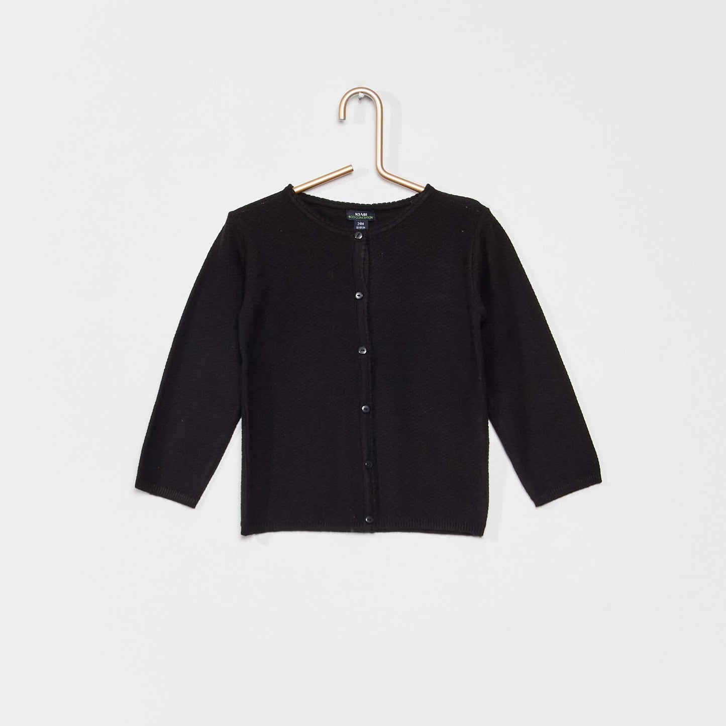 Chaqueta de punto de fantasía Negro