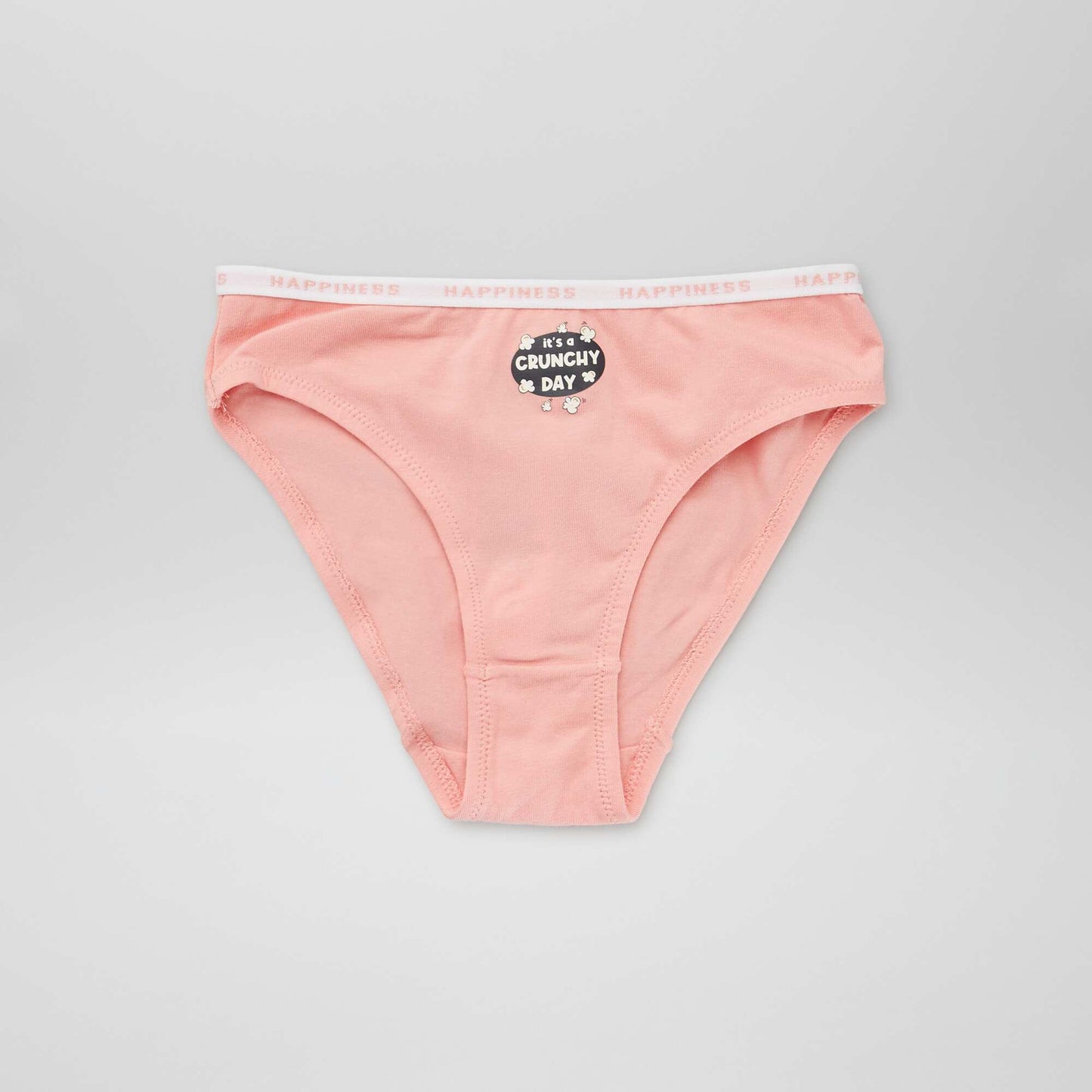 Pack de 4 braguitas estampadas NEGRO