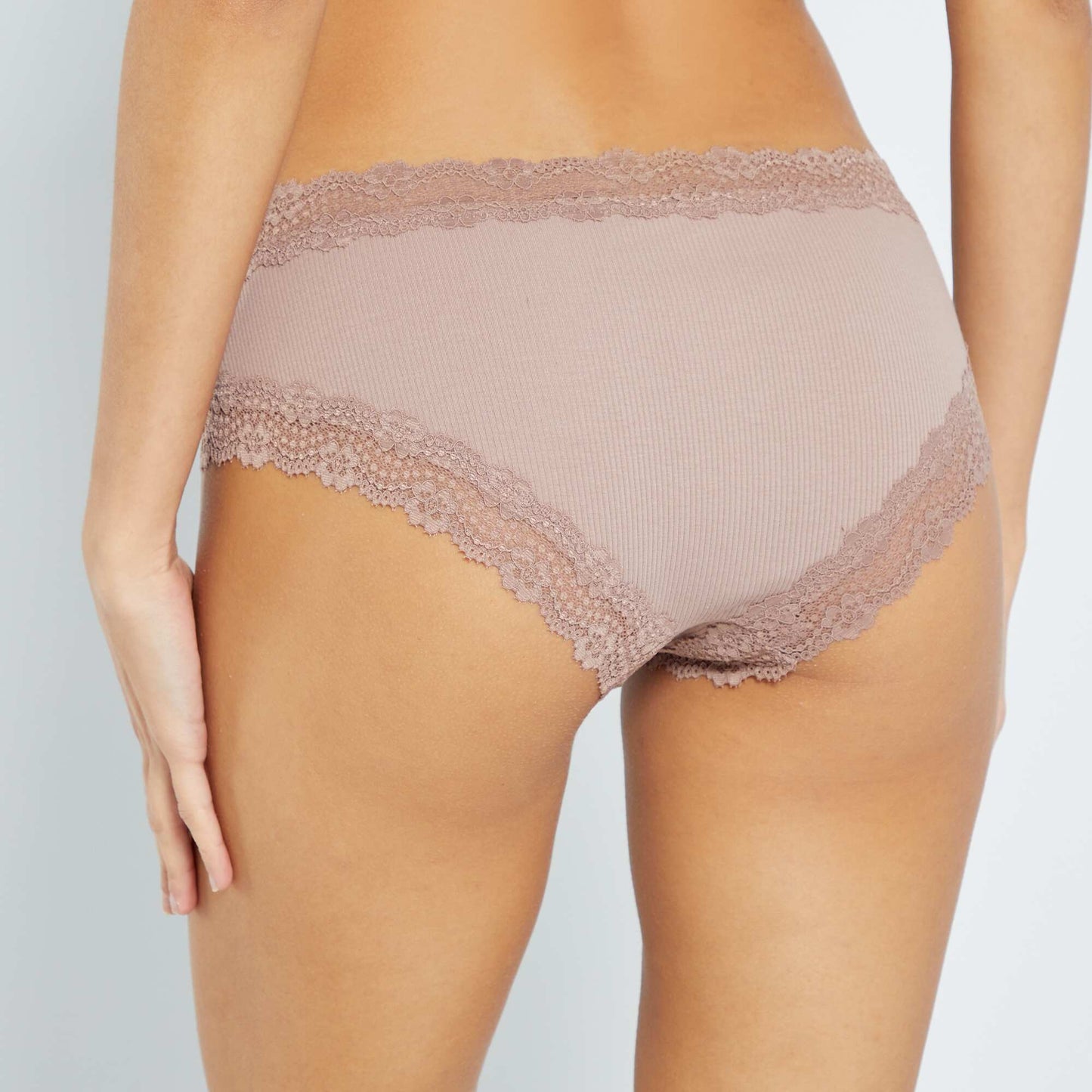 Pack de 3 culottes de canal fino casta o ciruela