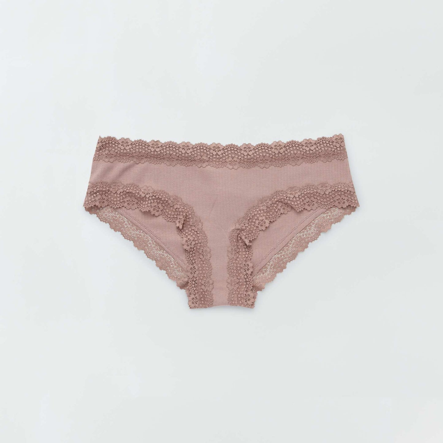 Pack de 3 culottes de canal fino casta o ciruela