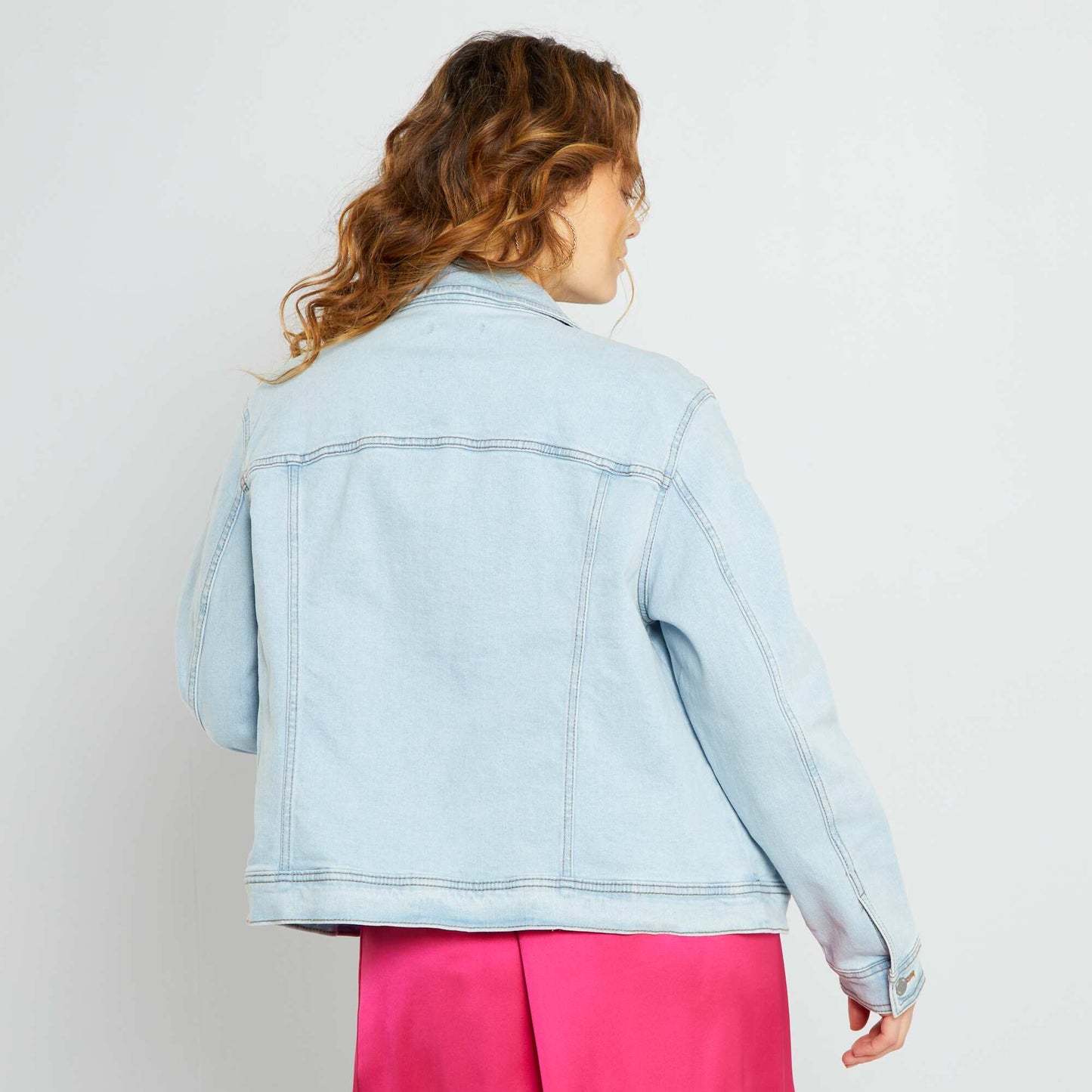 Campera vaquera AZUL