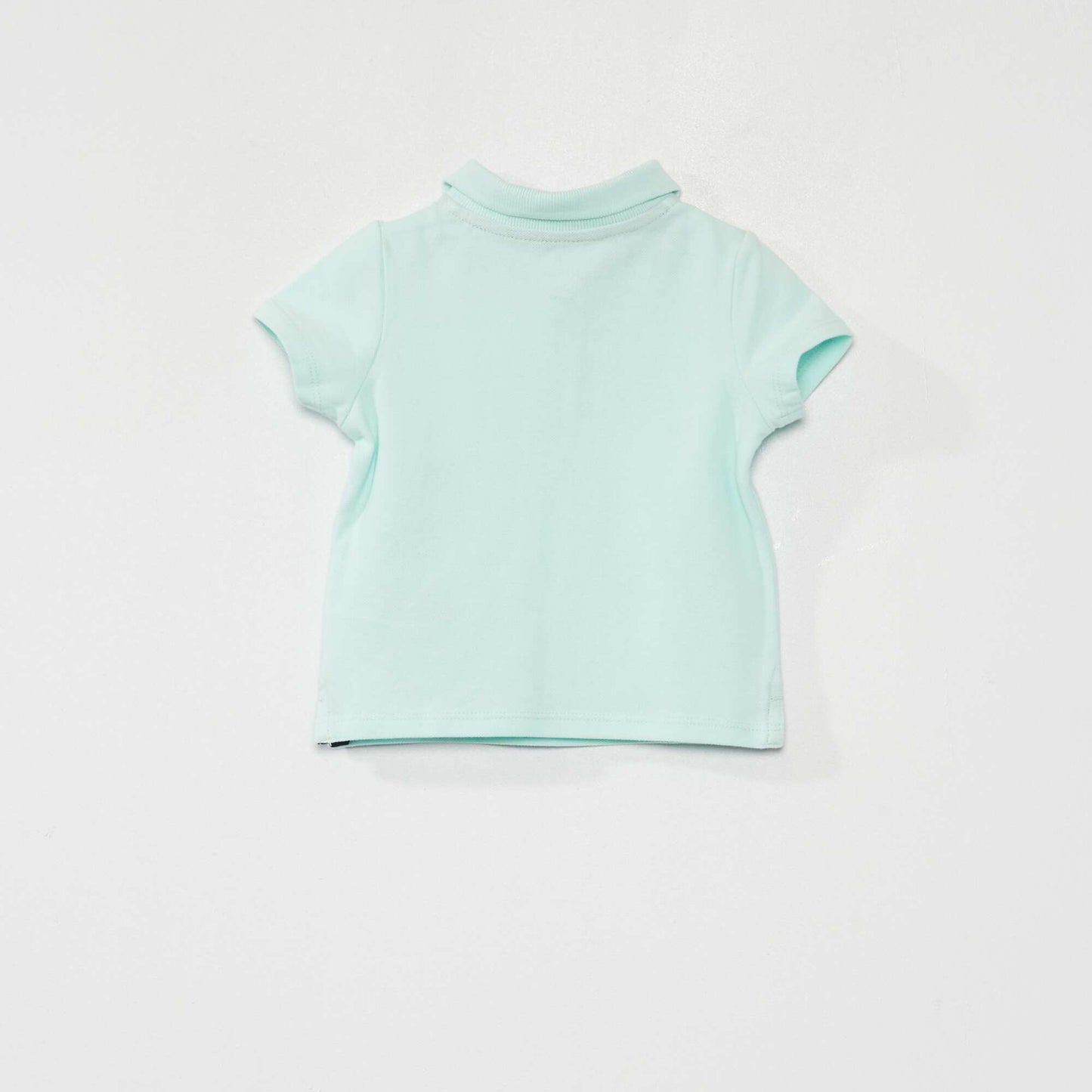 Remera de punto de piqué AZUL