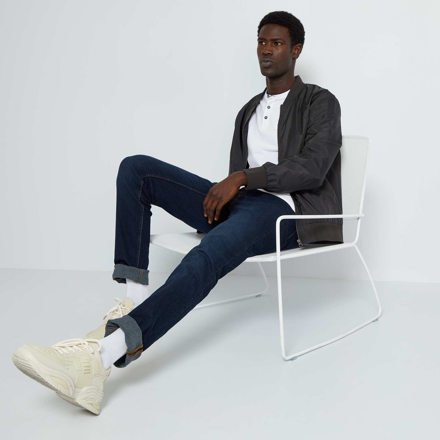 Jean slim elástico L34 ndigo