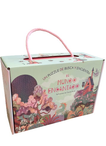El mundo encantado set puzzle + libro