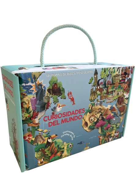 Curiosidades del mundo set puzzle + libro
