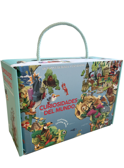 Curiosidades del mundo set puzzle + libro