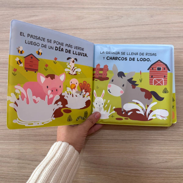 Mi libro de baño diversión en la granja