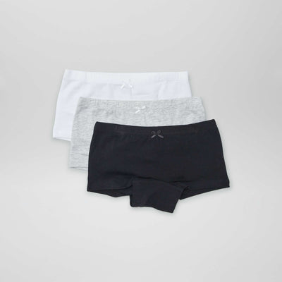 Pack de 3 culotes NEGRO