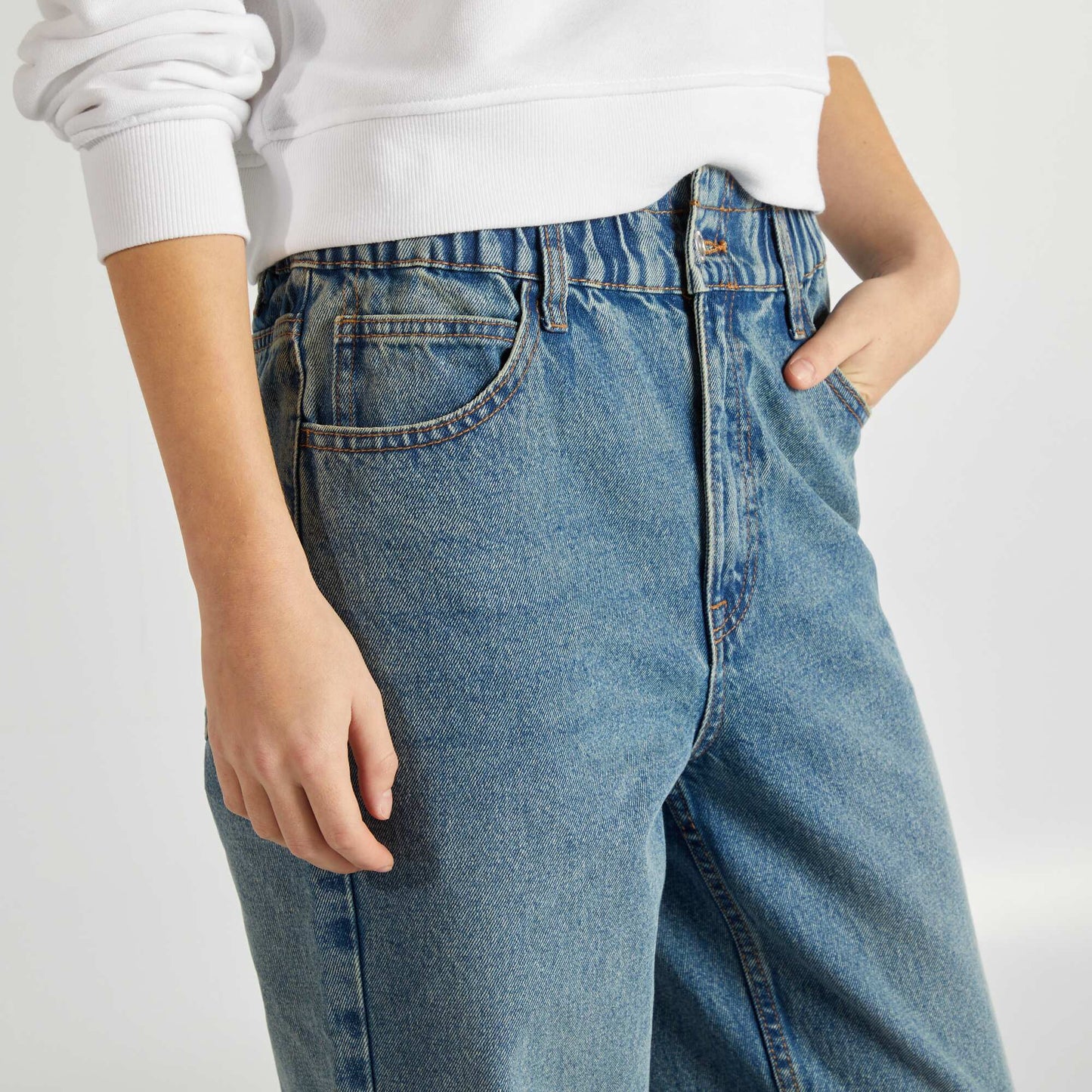Jean paperbag AZUL