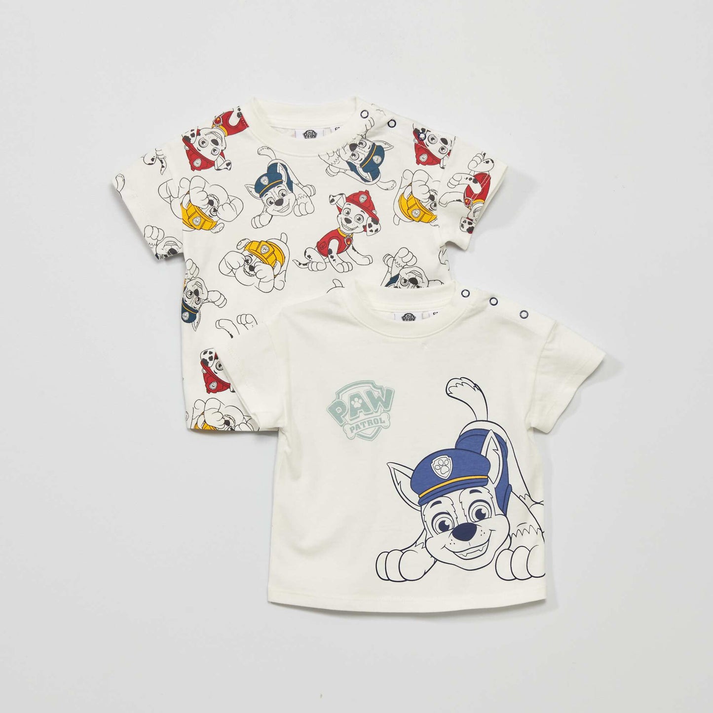 Pack de camisetas 'La patrulla canina' - 2 piezas Blanco