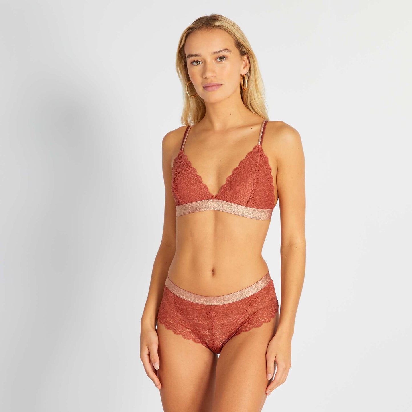 Culotte de encaje ROJO