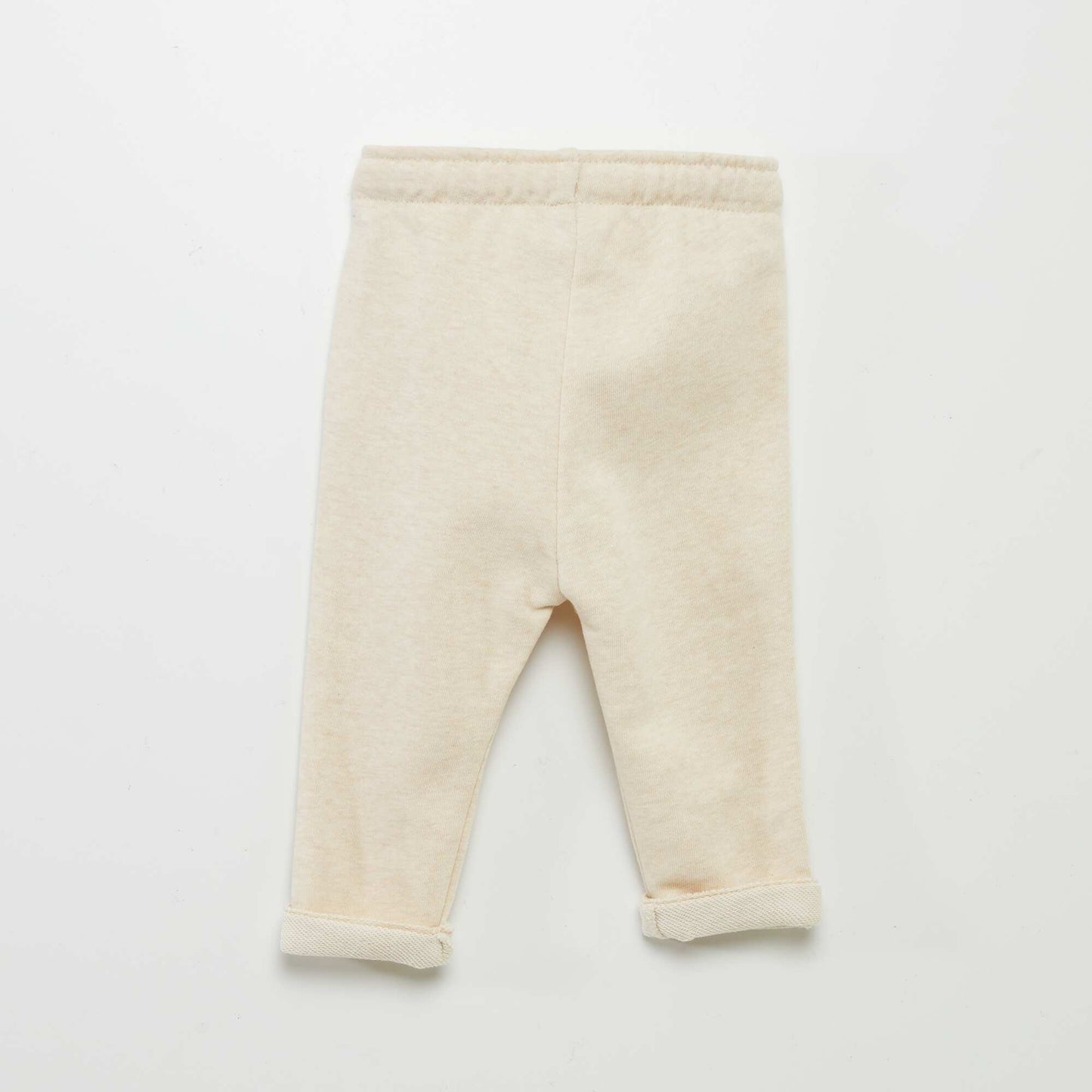 Pantalón de jogging de tejido de chándal BEIGE