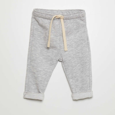 Pantalón de jogging de tejido de chándal GRIS