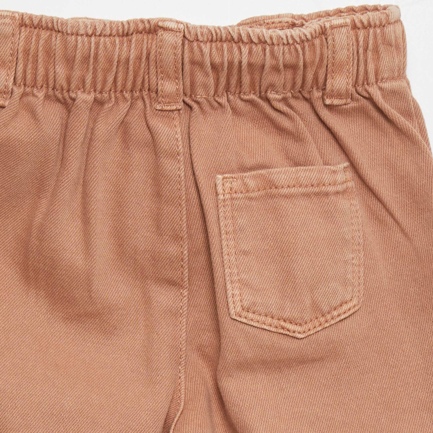 Pantalón estilo paperbag MARRON