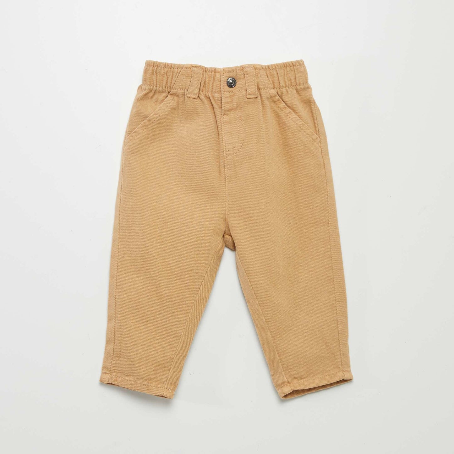 Pantalón estilo paperbag BEIGE