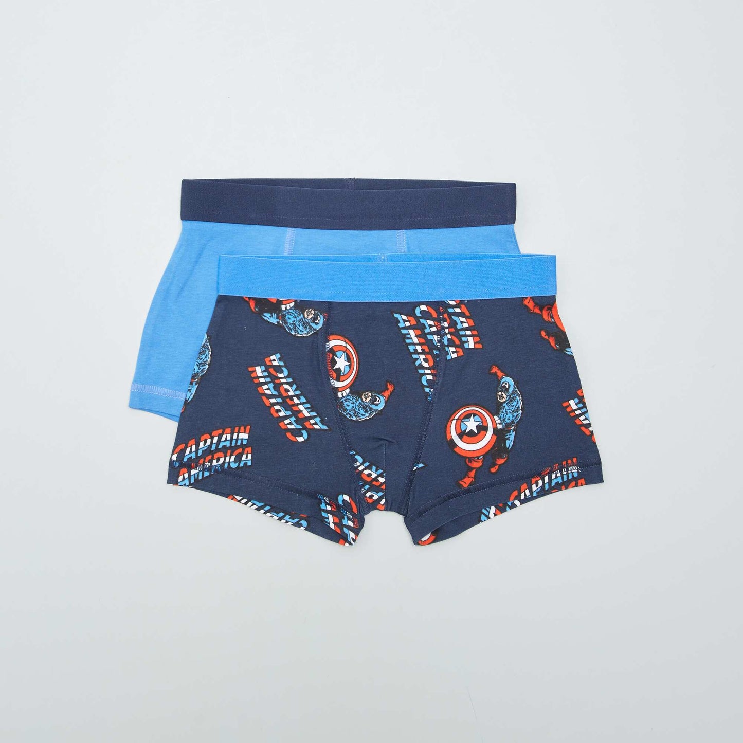 Pack de 2 boxers 'Capitán América' AZUL